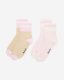 Roots Adult Cotton Cabin Ankle Sock 2 Pack - PINK PEARL PEPPER