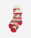Roots Adult Sayward Fair Isle Slipper Sock - CARDINAL RED Roots Adult Sayward Fair Isle Slipper Sock - CARDINAL RED