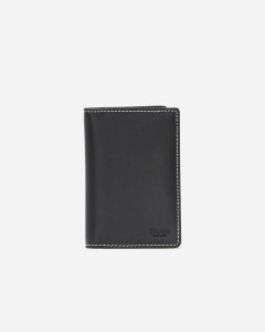 Roots Oxford Passport Holder - BLACK