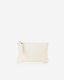 Roots Medium Zip Pouch Cervino - IVORY
