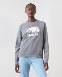 Roots Organic Original Crew Sweatshirt - SALT & PEPPER