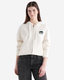 Roots Organic Original Relaxed Full Zip Hoodie - EGRET