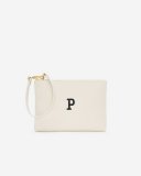 Roots Monogram Wristlet Ivory - P