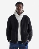 Roots Creekside Shearling Cardigan - BLACK