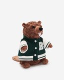 Roots Varsity Jacket Beaver Stuffie - VARSITY GREEN