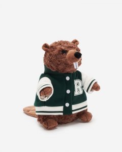 Roots Varsity Jacket Beaver Stuffie - VARSITY GREEN