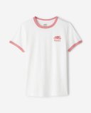 Roots Womens Cooper Ringer T-Shirt - BRANDIED APRICOT