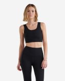 Roots Restore Crop Tank - BLACK