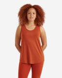 Roots Renew Racer Tank - PAPRIKA ORANGE MIX