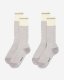 Roots Adult Roots Warm Cabin Pop Sock 2 Pack - FLAXSEED MIX Roots Adult Roots Warm Cabin Pop Sock 2 Pack - FLAXSEED MIX