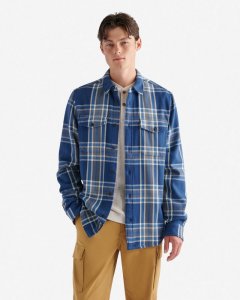 Roots Cypress Twill Shirt - INSIGNIA BLUE