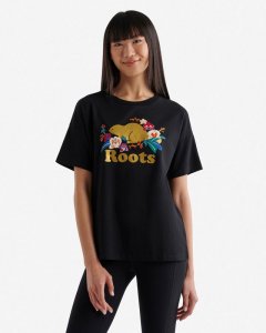 Roots Womens Lunar New Year T-Shirt - BLACK