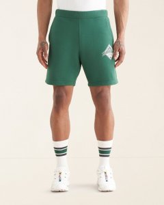 Roots Beaver Canoe Sweatshort 8 Inch - FOREST GREEN