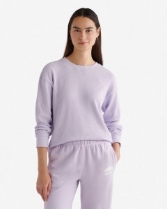 Roots Waffle Long Sleeve Top - ORCHID PETAL