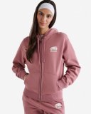 Roots Organic Original Relaxed Full Zip Hoodie - RETRO ROSE