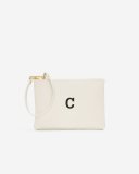 Roots Monogram Wristlet Ivory - C