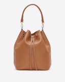 Roots XL Bucket Bag Cervino - TAN/POWDER PINK