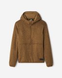 Roots Sweater Fleece Anorak - SIENNA BROWN PEPPER
