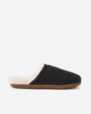 Roots Womens Mule Slipper - BLACK PEPPER