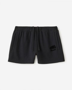 Roots Organic Original Sweatshort 3 Inch - BLACK