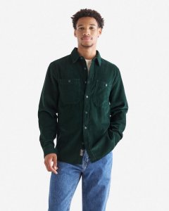 Roots Cord Work Shirt - VARSITY GREEN