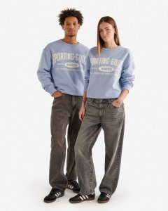 Roots Sporting Goods 99 Crew Sweatshirt - CHALK BLUE