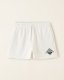 Roots Beaver Canoe Sweat Short 3 Inch - EGRET