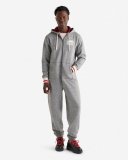 Roots Mens Roots Cabin Onesie - SALT & PEPPER