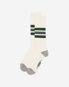 Roots Adult Sporting Goods Retro Rib Sock - JASPER GREEN MIX