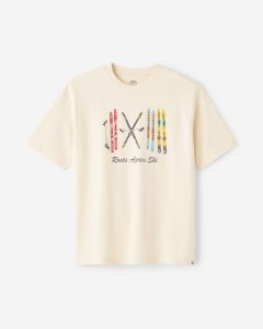 Roots Mens Roots Apres Ski T-Shirt - SEEDPEARL CREAM