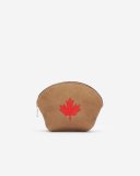 Roots Maple Leaf Euro Pouch Tribe - NATURAL