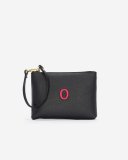Roots Monogram Wristlet Black - O