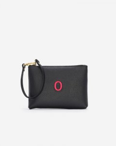 Roots Monogram Wristlet Black - O