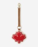 Roots Maple Leaf Chenille Charm Tribe - NATURAL
