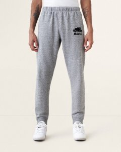 Roots Organic Park Slim Sweatpant Short (27 Inch Inseam) - SALT & PEPPER