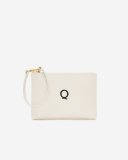 Roots Monogram Wristlet Ivory - Q