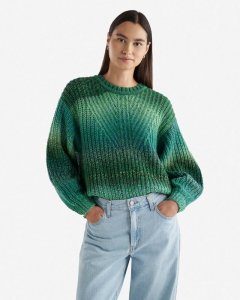 Roots Colborne Crew Sweater - RAIN FOREST OMBRE