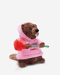 Roots Love Beaver Stuffie - ROSE SHADOW