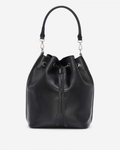 Roots XL Bucket Bag Cervino - BLACK/SAND