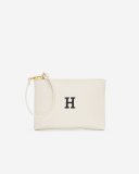 Roots Monogram Wristlet Ivory - H