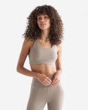 Roots Restore Sports Bra - ERMINE TAUPE