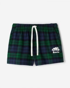 Roots Womens Inglenook Pajama Short - BLACK WATCH