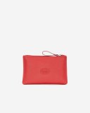 Roots Heart Medium Zip Pouch Cervino - RACING RED/BLACK
