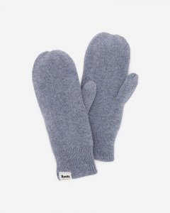 Roots Cozy Knit Mitten - MEDIUM GREY MIX