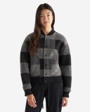 Roots Seymour Flight Jacket - SEYMOUR BLACK PLAID