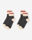 Roots Adult Cotton Cabin Ankle Sock 2 Pack - BLACK MIX