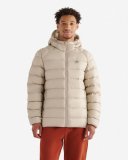 Roots Lawren Packable Hooded Down Jacket - FOSSIL GREY