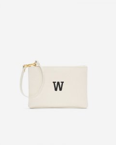 Roots Monogram Wristlet Ivory - W
