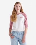 Roots Womens Organic Cooper Baseball T-Shirt - RETRO ROSE