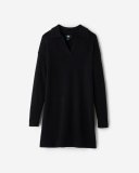 Roots Bowen Polo Sweater Dress - BLACK